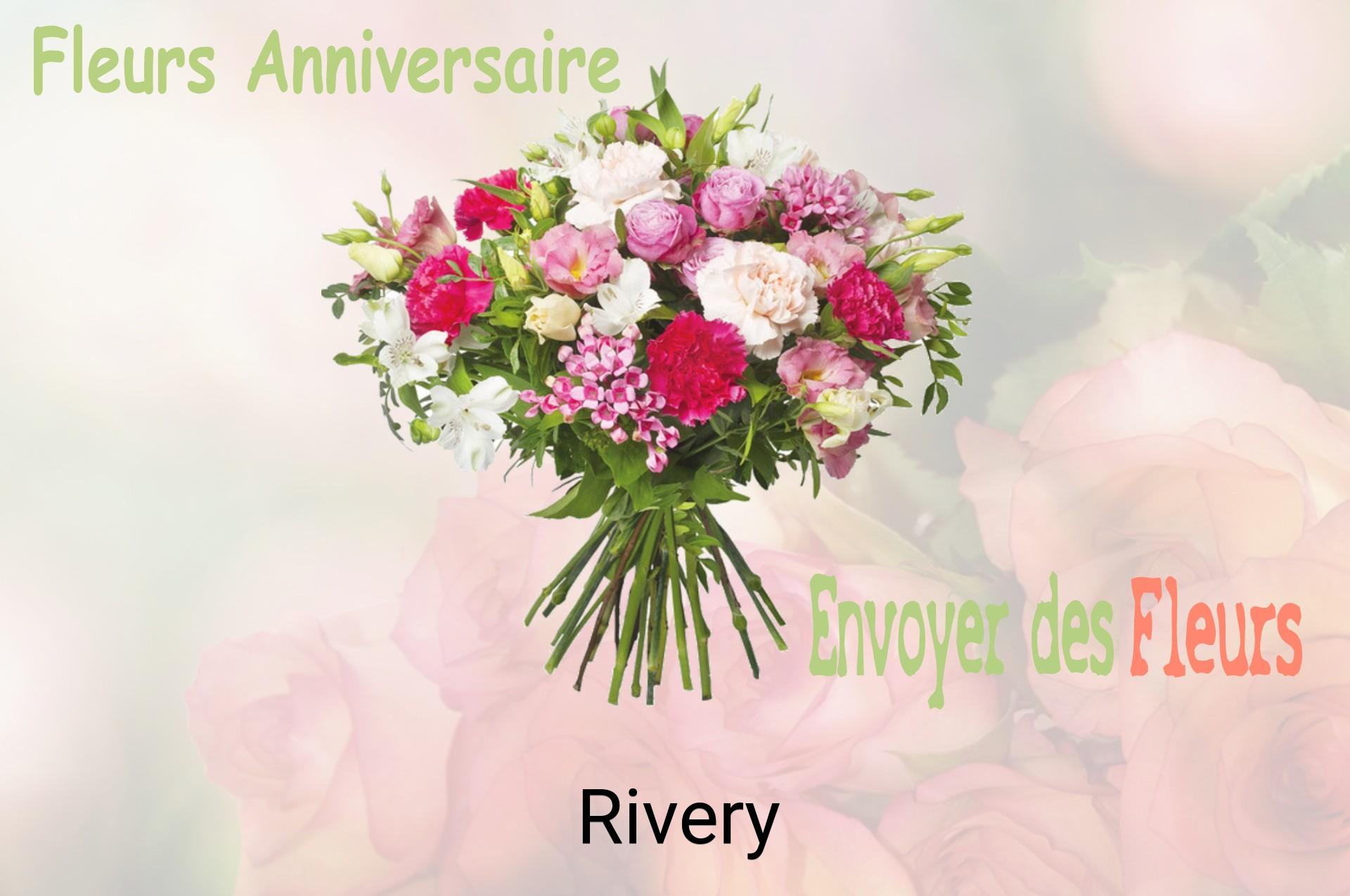 Bouquet de fleurs d’anniversaire livré à Rivery